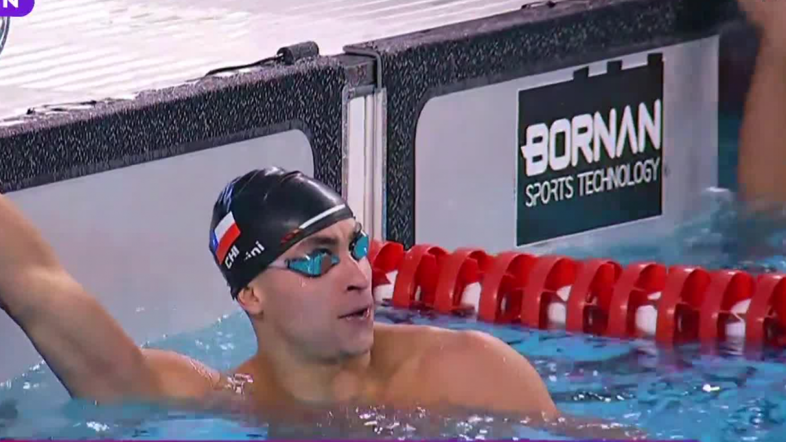 Mariano Lazzerini gana su serie y avanza a las finales de los 100 metros pecho
