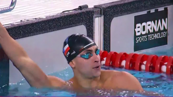Mariano Lazzerini gana su serie y avanza a las finales de los 100 metros pecho
