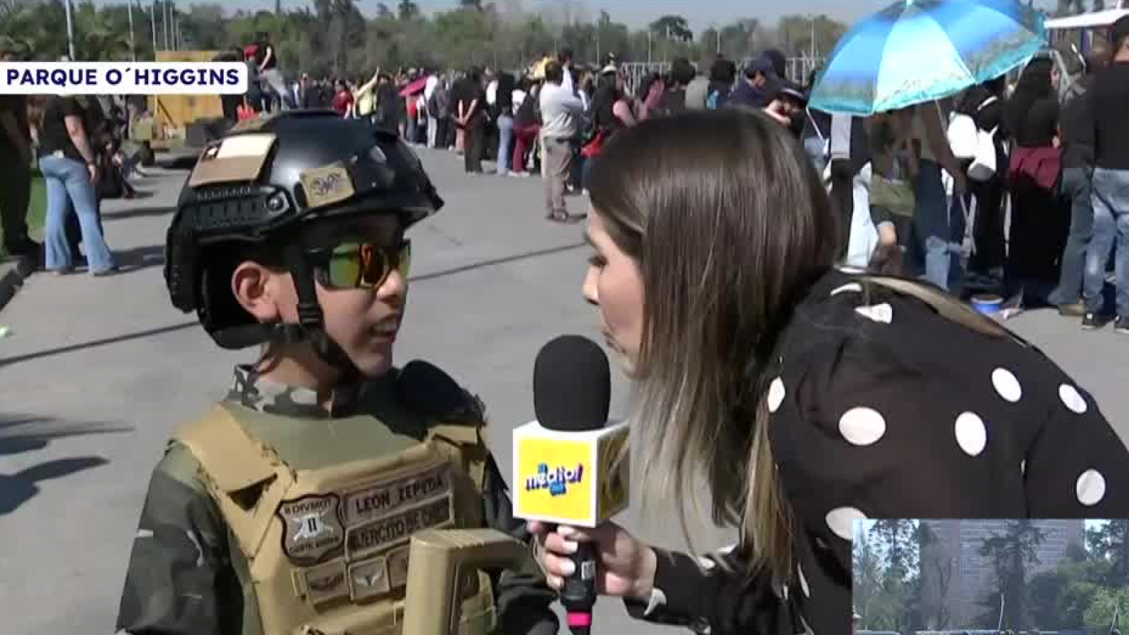 <p>El sueño de León es desfilar en la Parada Militar</p>
