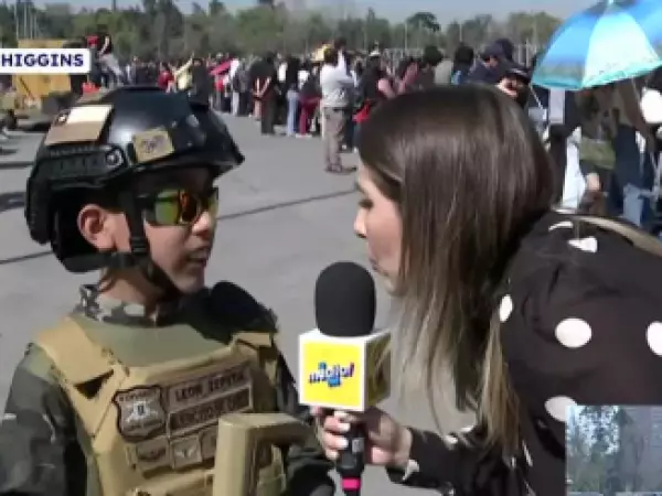El sueño de León es desfilar en la Parada Militar