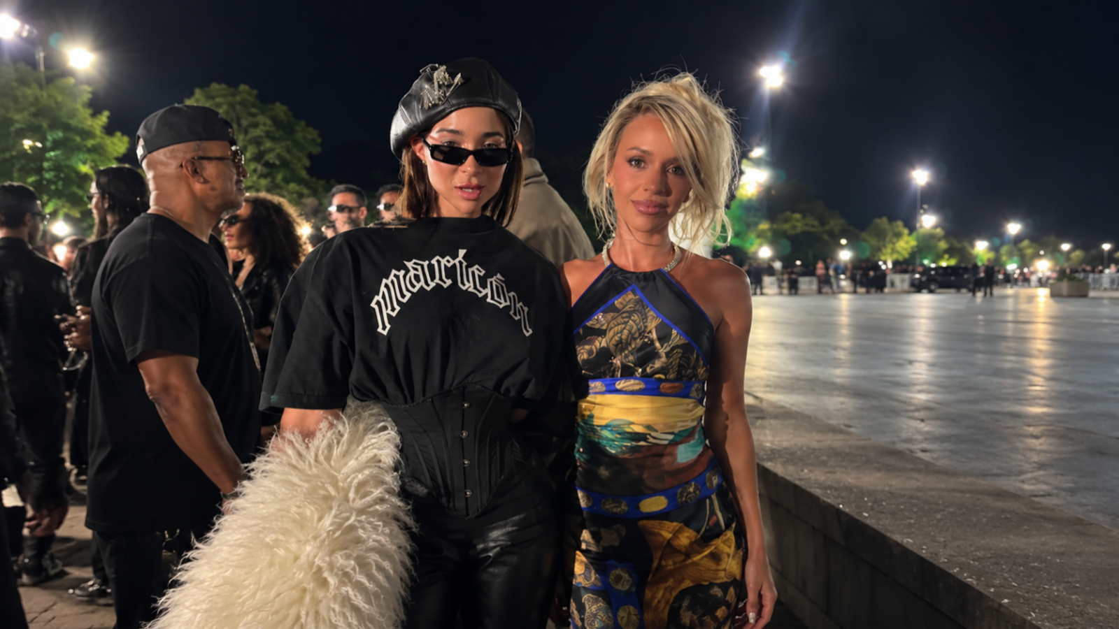 Princesa Alba sorprende en NYFW: Se reunió con Bad Gyal en desfile de LUAR
