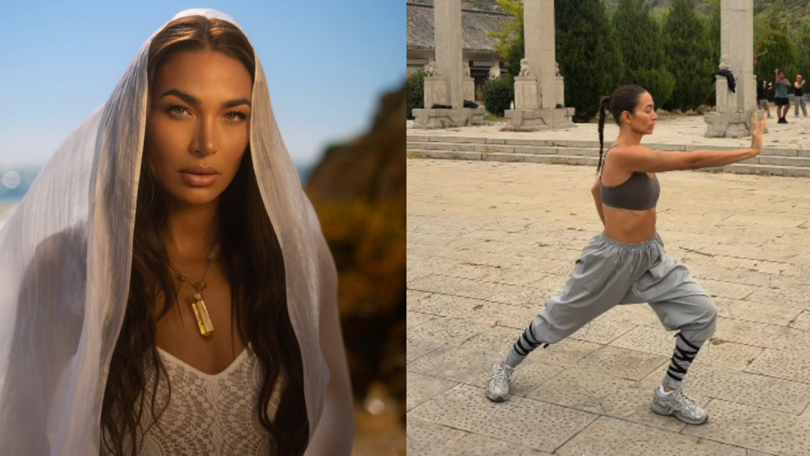 <p>Lisandra Silva muestra su exigente entrenamiento shaolin: recibió golpes con un palo de madera</p>
