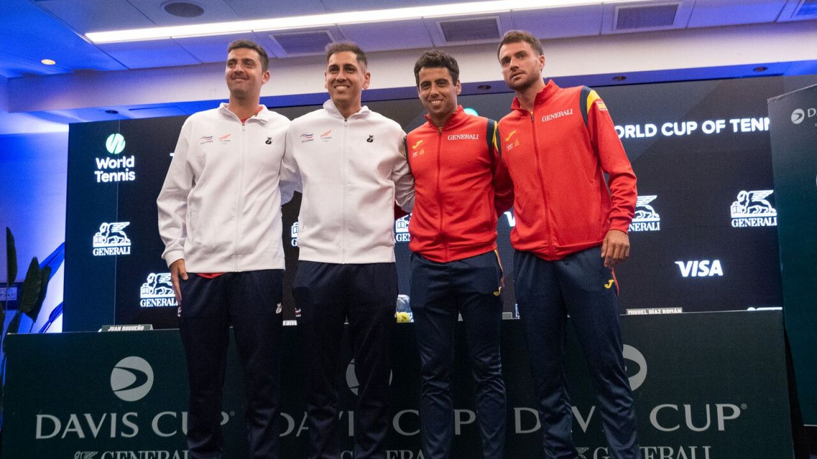 ¡Todo listo! Así quedó definido el orden de los partidos entre Chile y España por Copa Davis

