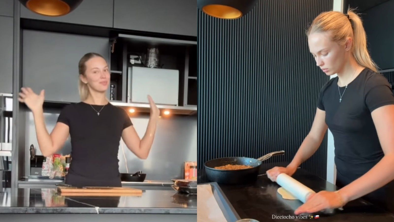 <p>Terminó llorando: Alexandra Litvinova soprende al preparar plato típico chileno en Fiestas Patrias</p>
