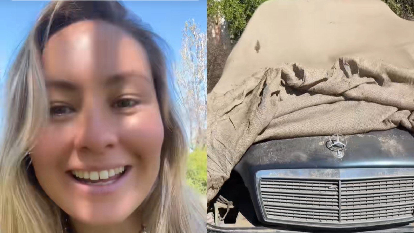 "Son joyitas": Joven chilena se vuelve viral al "rematar" los autos abandonados de su papá
