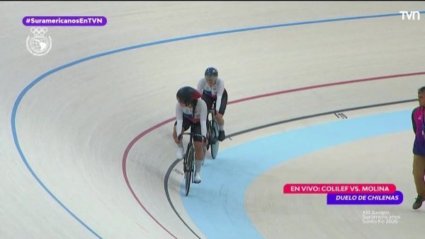 Daniela Colilef se queda con el "duelo de chilenas" en el ciclismo pista de Santa Fe 2026