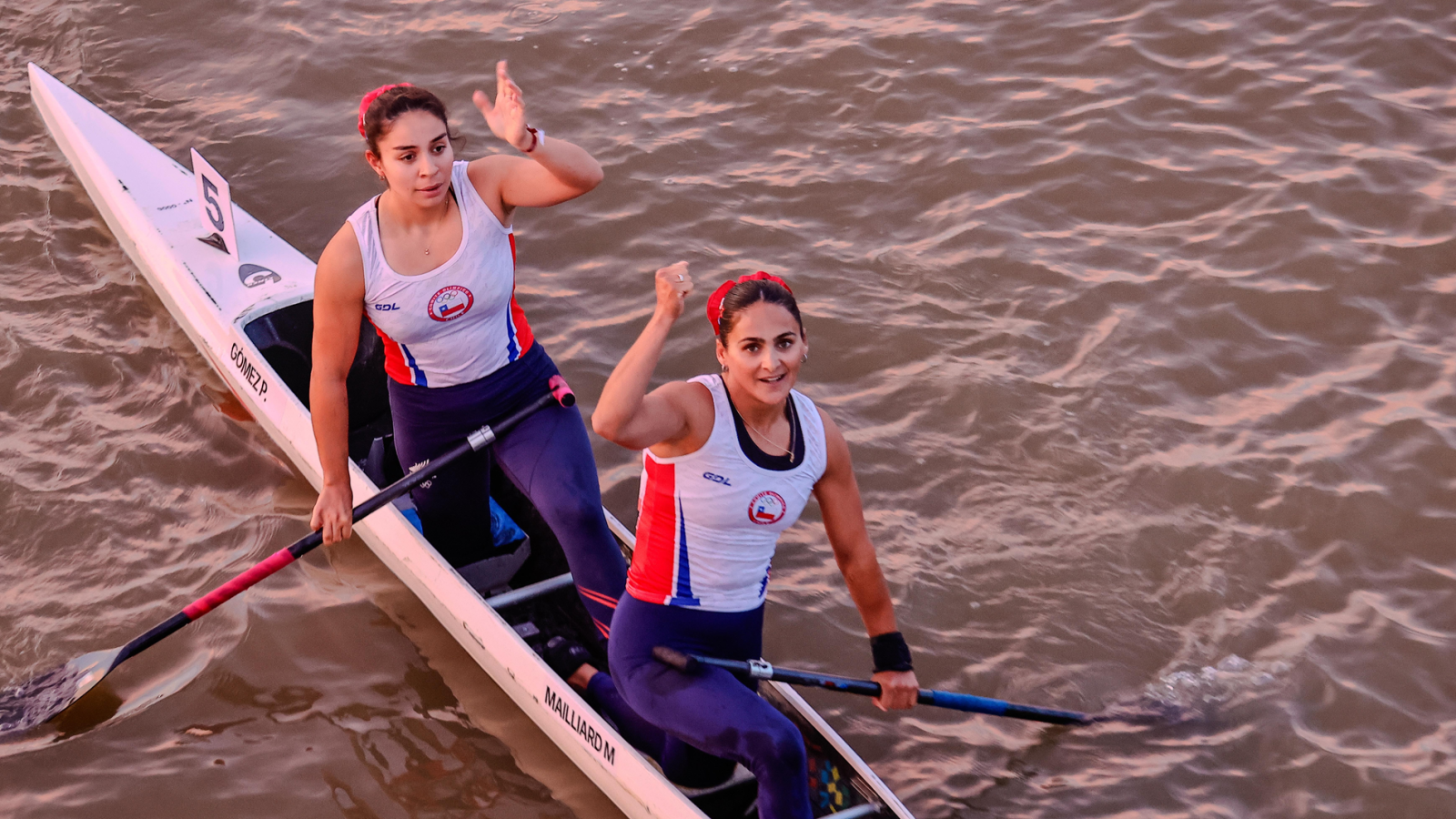 El canotaje lleva a Chile al podio: María José Mailliard y Paula Gómez logran oro en Suramericanos
