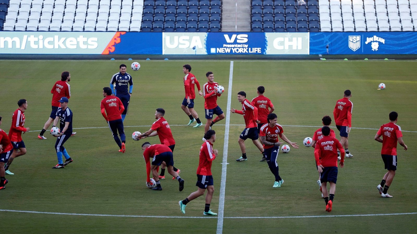 Sin Marcelino ni Pizarro: La formación de Chile para enfrentar a Estados Unidos
