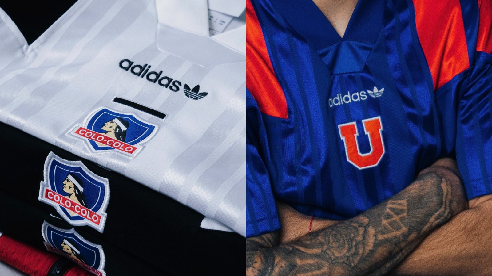 "Una locura" y "tomen mi dinero": Colo Colo y la U presentaron colección retro que enamoró a los hinchas
