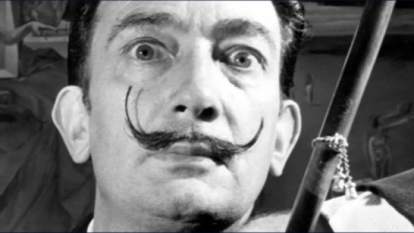 Roban libro con cubierta hecha por Dalí de museo francés