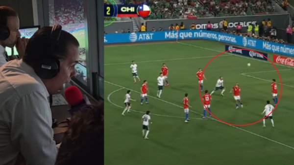 "¡Mira la que hizo! Es un crack": La jugada de Chile que impactó a los relatores mexicanos