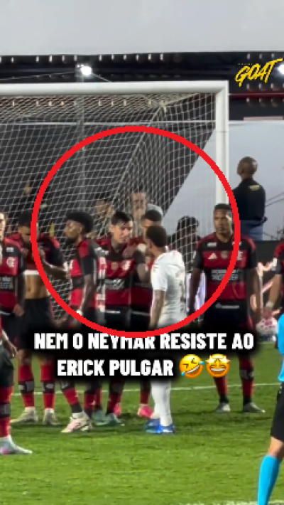 La jugada de Neymar con Erick Pulgar que se hizo viral y el gesto del brasileño