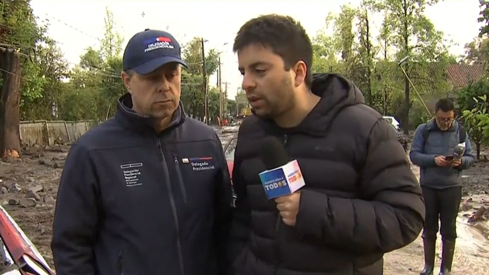 Delegado Codina confirma un detenido en zona de catástrofe en Las Condes
