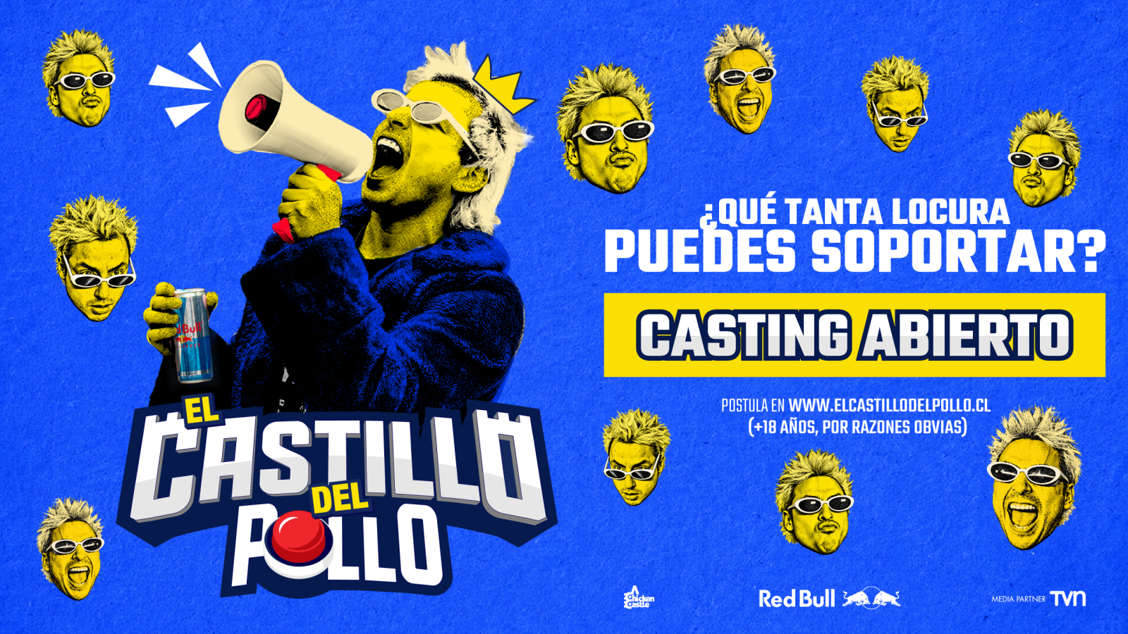 Con casting masivo y abierto en TVN: Pollo Castillo busca a 100 chilenos para participar en la competencia más absurda de su vida

