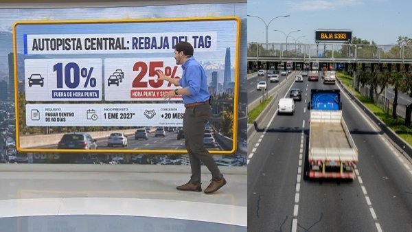 Rebaja del TAG en Autopista Central: Quiénes podrán acceder y qué condiciones tiene el anuncio