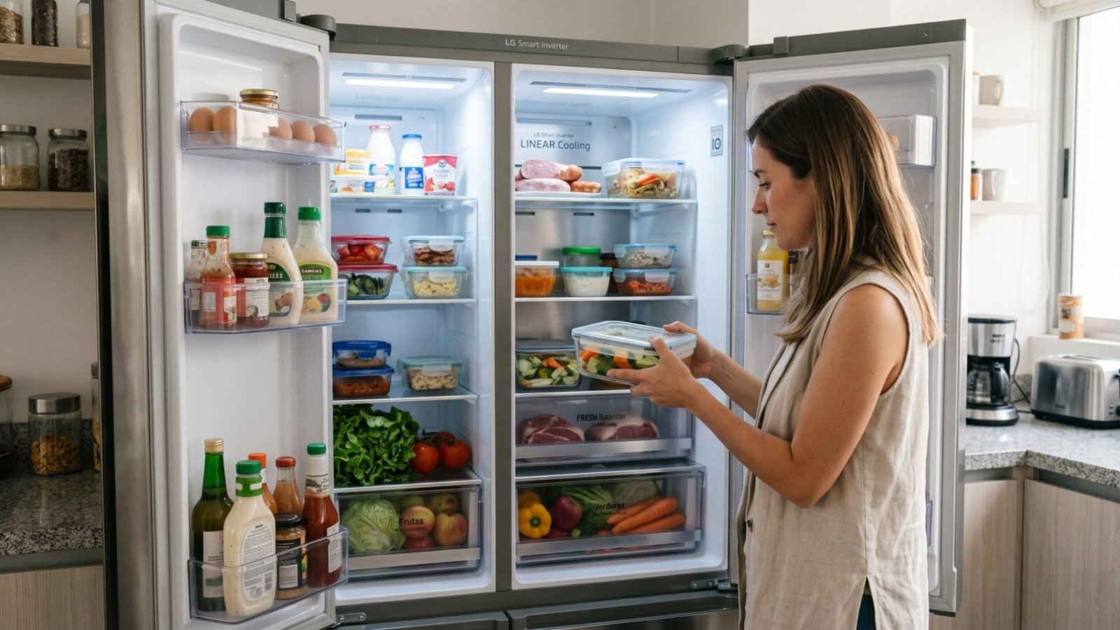 El orden importa: Recomendaciones para organizar bien los alimentos en el refrigerador
