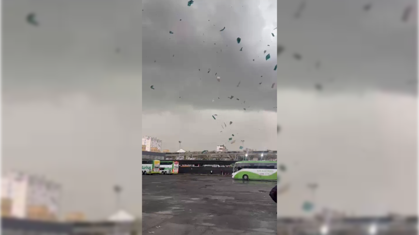 MeteoChile analiza posible tornado de baja categoría en la comuna de Estación Central
