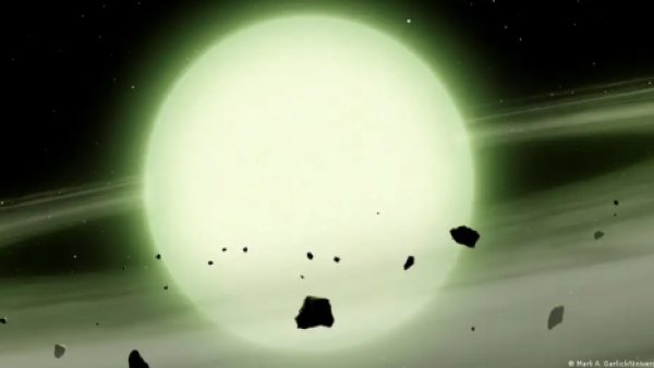Halloween llega al espacio: descubren la primera estrella verde