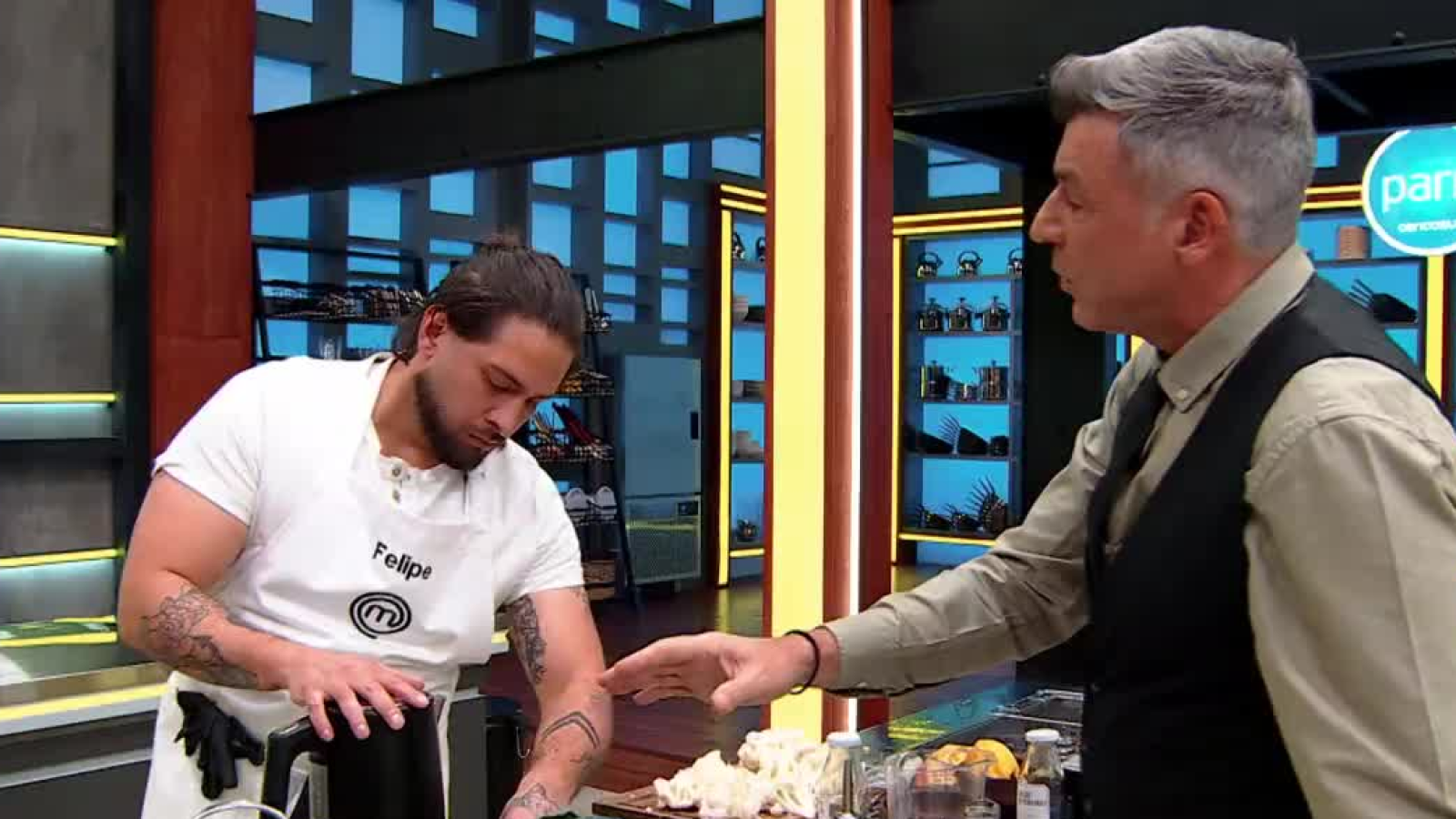 "¡Abandonar es para los cobardes!": Felipe estuvo a punto de colapsar con el chef Yann
