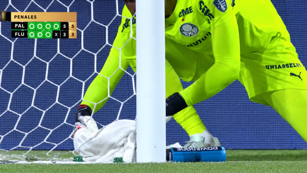 El secreto de la toalla del arquero de Palmeiras para atajar penal clave en Copa Libertadores
