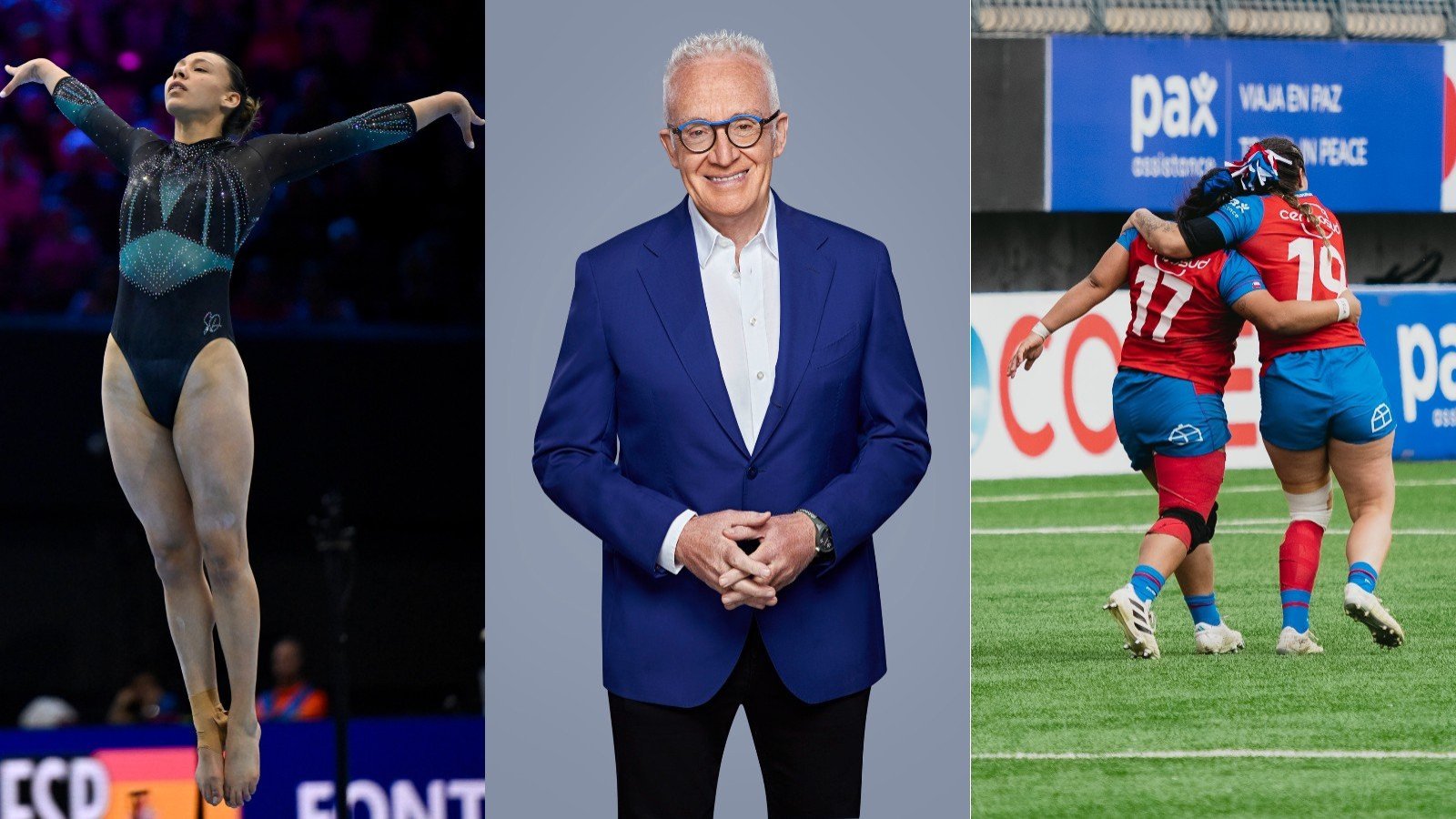 Mundial de Gimnasia y el rugby femenino nacional se toman TVN este fin de semana
