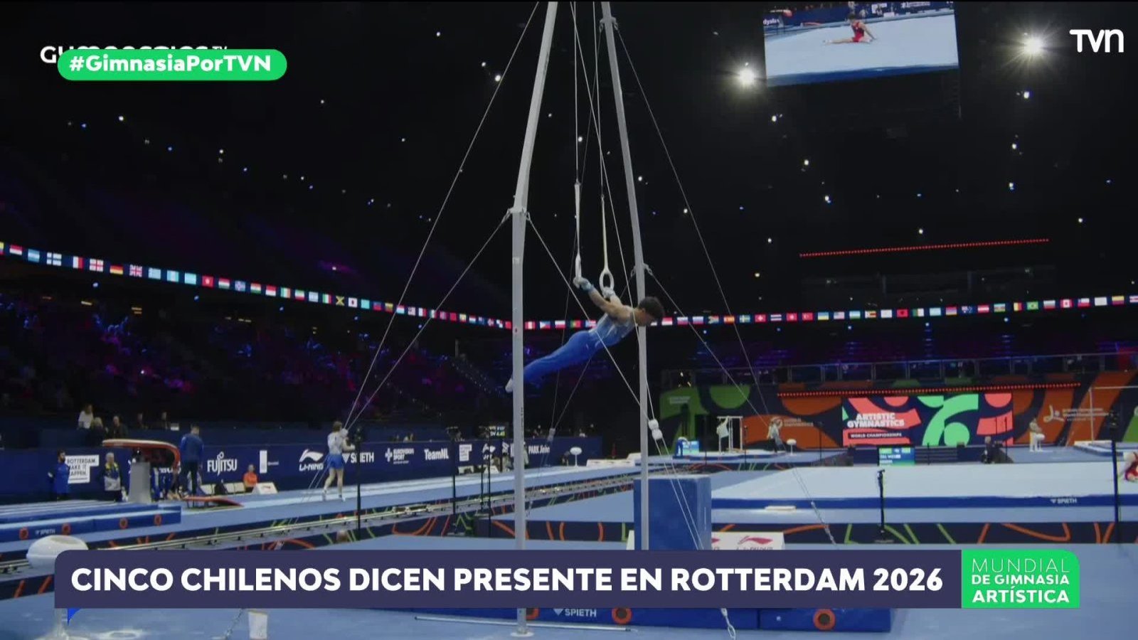 ¡Chile presente en Rotterdam! Así fue la participación nacional en el Mundial de Gimnasia Artística 2026
