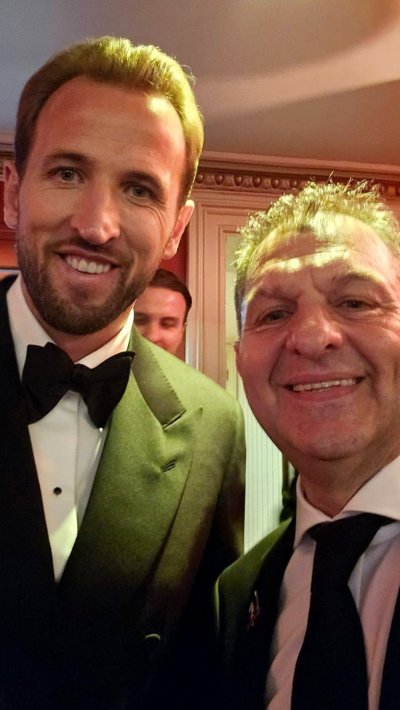 Aníbal Mosa lo logró: Se tomó una foto con Harry Kane ganador del Balón de Oro 2026