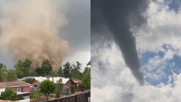 Inusual fenómeno atmosférico causó conmoción entre vecinos de Machalí y Requínoa