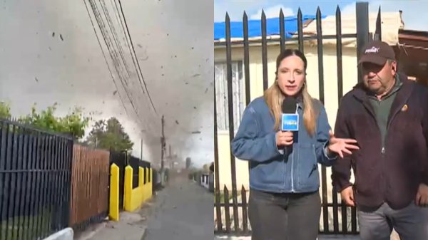 "¡Me hizo mierda la casa!": El angustiante audio del momento exacto del tornado en Requínoa