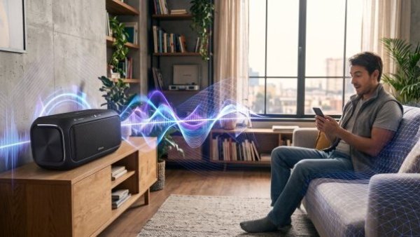 Una increíble alianza: Inteligencia artificial de parlantes decodifica la física del entorno para reescribir la música