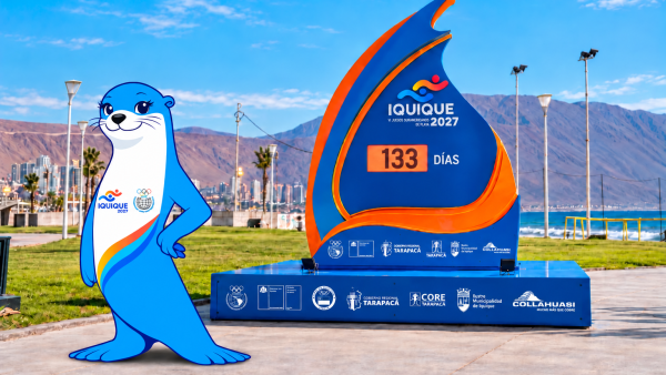IKI, NAIRA o ASUKA: abren votación para elegir el nombre de la mascota de los VI Juegos Sudamericanos de Playa Iquique ODESUR 2027